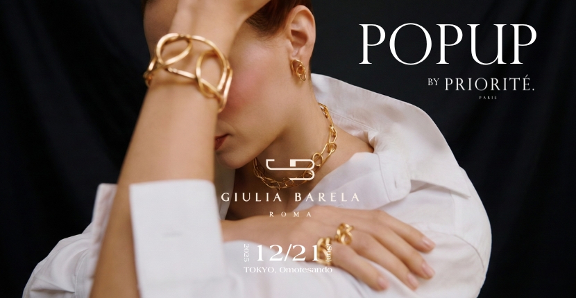PRIORITÉ. POP UP in Tokyo